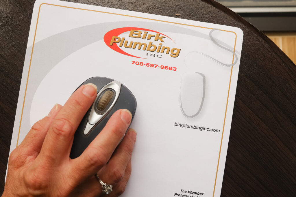 Birk Plumbing mouse pad